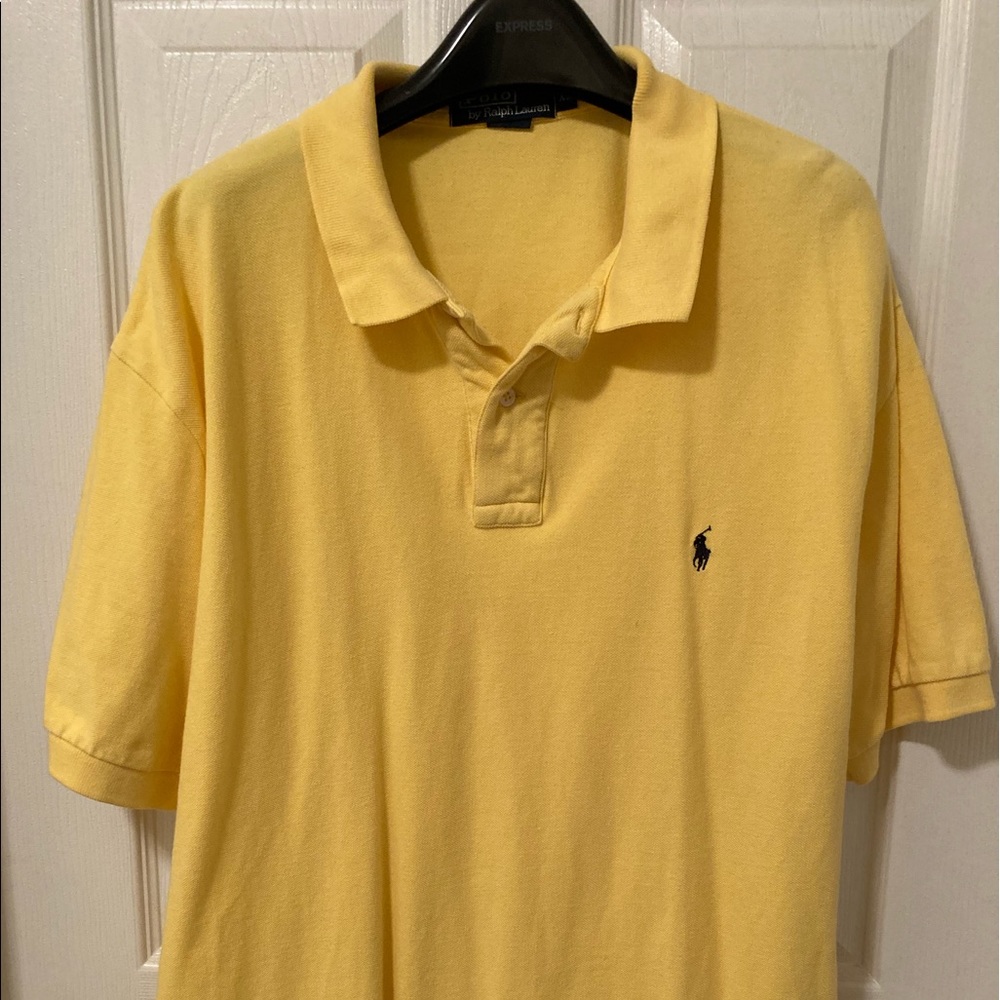 RALPH LAUREN Men’s Classic Fit Polo - Yellow